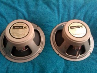 rola celestion G12H Vintage guitar speakers 30w 16ohm 75Hz 1975 excellent condition sale on ebay UK Dec 10th 2012