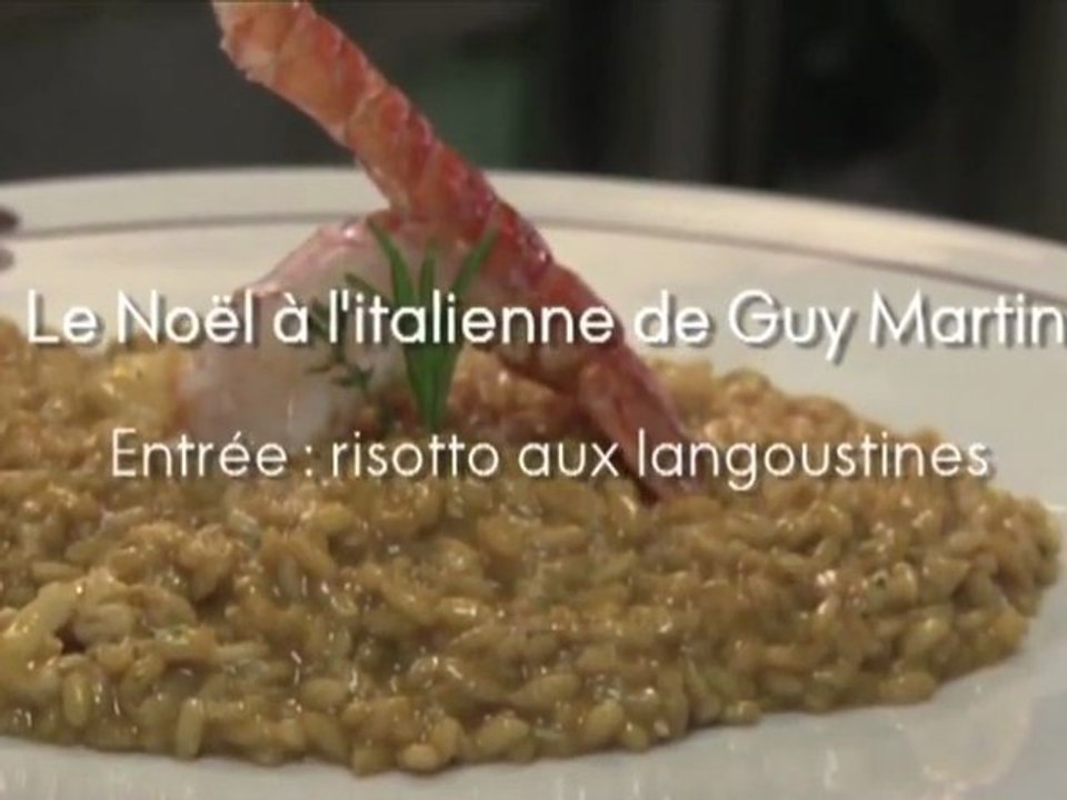 Le risotto aux langoustines de chef