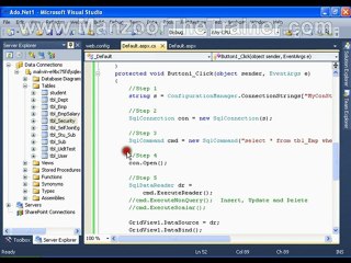 Working With Parameterised Query In Ado.Net 3 of 14