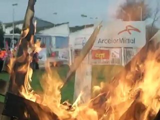 Manifestation à Arcelor Basse Indre