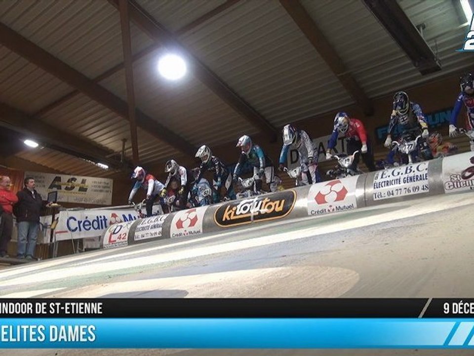 Finale Elites Dames 17e BMX Indoor de St-Etienne 2012