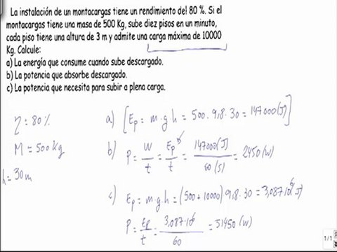 Maquinas electricas determinar la energia y potencia consumida