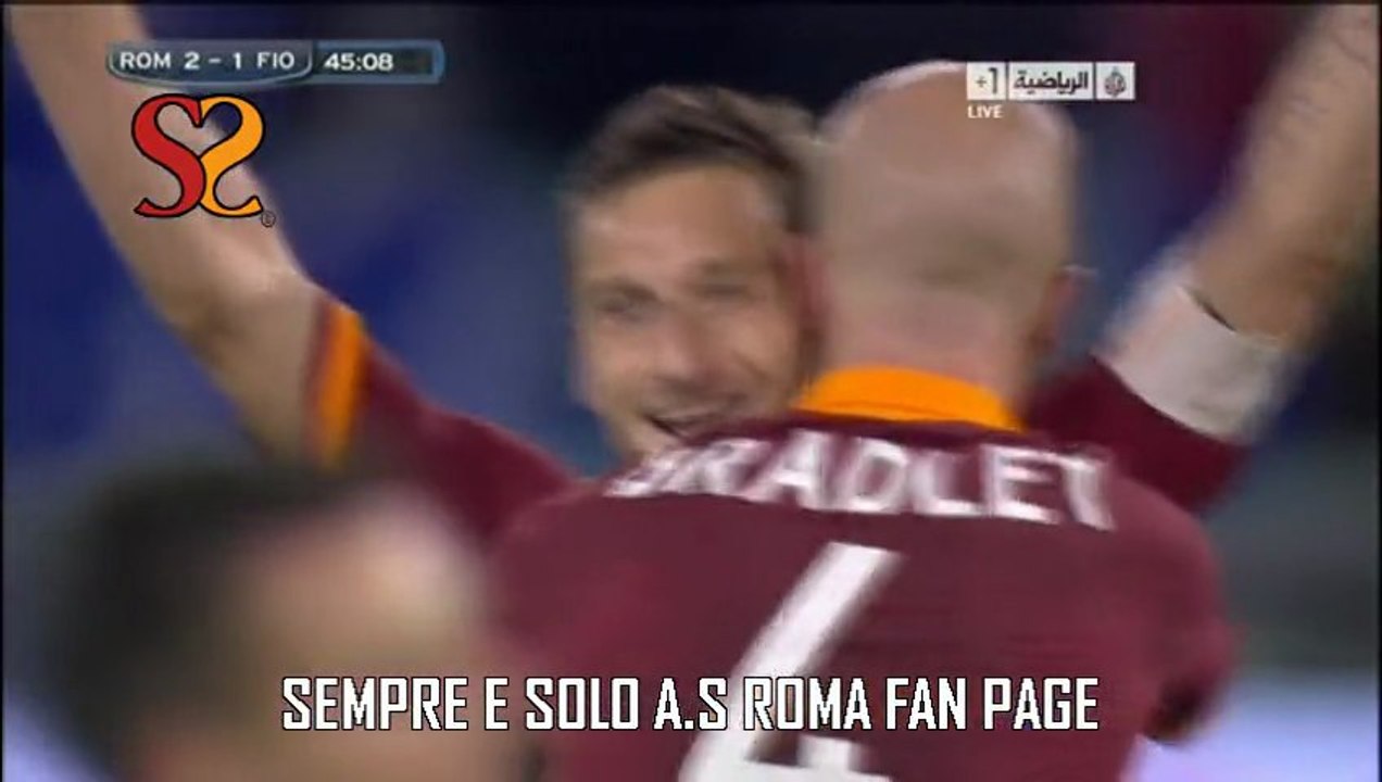 Gol, Assist e Colpi di genio..Totti show contro la Fiorentina
