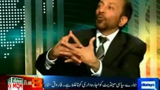 MQM Leader Dr Farooq Sattar in Dunya @ 8 with Malick on current issues