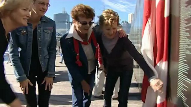 The Welcome Wall at the Australian National Maritime Museum