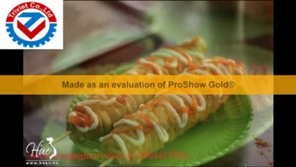 Bếp chiên khoai tây lốc xoáy giá rẻ nhất Việt Nam