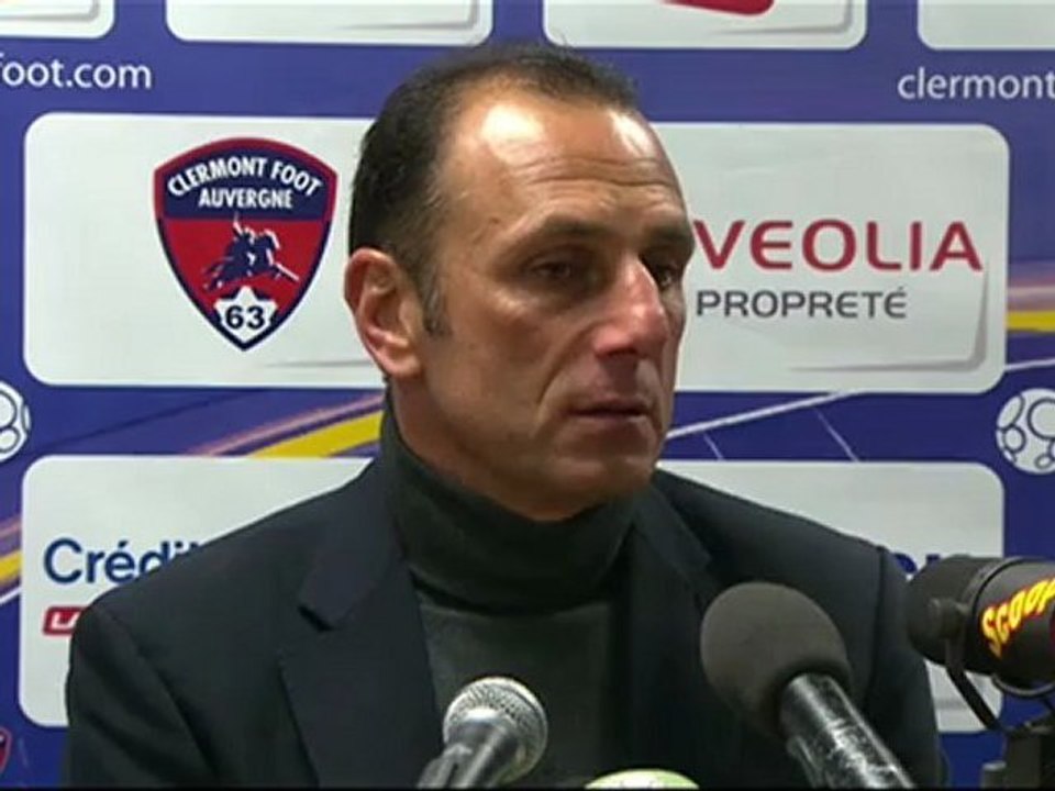 Conférence de presse Clermont Foot - FC Nantes : Régis BROUARD (CFA) - Michel DER ZAKARIAN (FCN) - saison 2012/2013