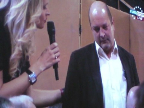 Football - Réaction du président Gilles Garnier sur Eurosport