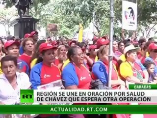 Chávez llega a Cuba; América unida por salud del Presidente