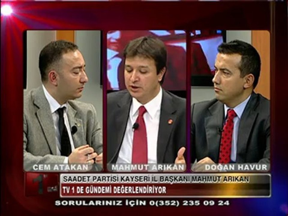 1.gün SAADET partisi KAYSERİ İL BŞK. MAHMUT ARIKAN