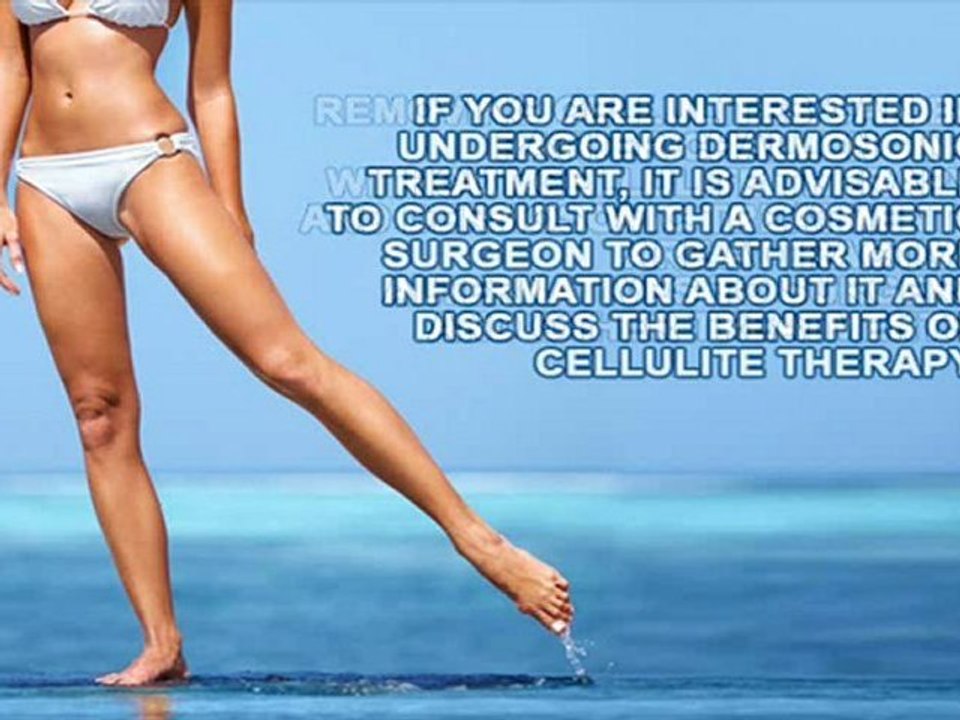 Dermosonic Technology: The Answer To Your Cellulite Problems