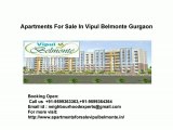 Apartments For Sale In Vipul Belmonte Gurgaon Call @ 9599363363