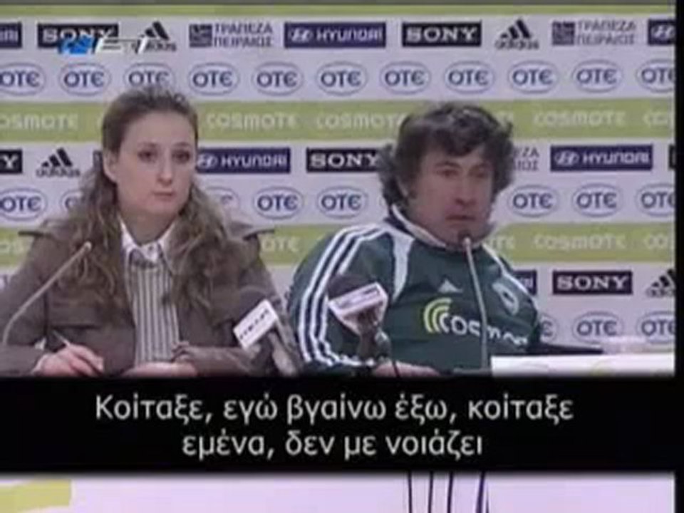 Alberto Malezani diloseis Panathinaikos - Iraklis 2-2
