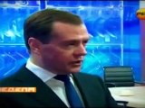 Russian Prime Minister Dmitry Medvedev Off-Air Interview