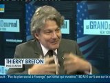 Grand Journal de NY sur BFM Business avec Thierry Breton - 03/12/12