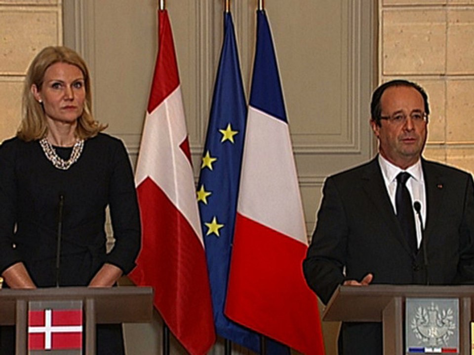 Conférence de Presse avec Madame Helle THORNING-SCHMIDT, Première ministre du royaume du Danemark