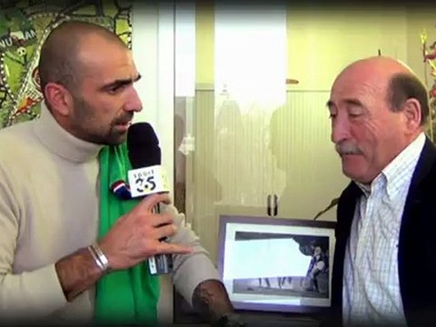 Jerome Alonzo rencontre Patrick revelli avant le derby ASSE / OL
