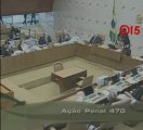 Joaquim Barbosa se irrita com chance de réus do mensalão não perderem mandato