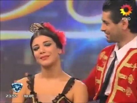 Andrea Rincón no pudo contra Peter y Paula, y quedó afuera del Bailando su reacción