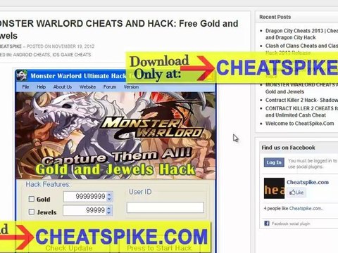 Monster Warlord Cheats for unlimited Gold and Jewels - Android New Release Monster Warlord Cheat Gold