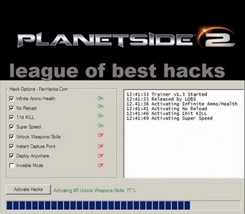 PlanetSide 2 Trainer / Hack Download [ New Trainer Free Download ]