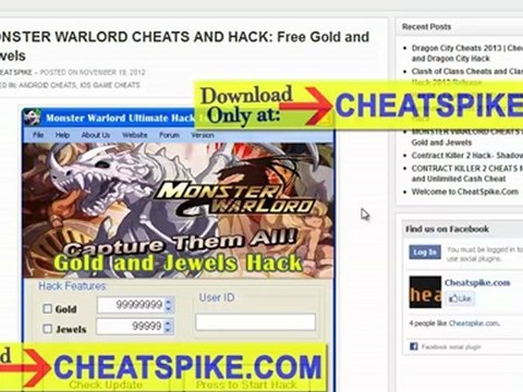 Monster Warlord Hack for unlimited Gold and Jewels - iPhone Functioning Monster Warlord Jewels Cheat