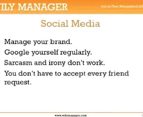 Communication Media Etiquette - A How To Guide for Busy Managers