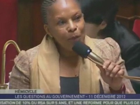 Sondage de l'Elysée : Taubira évoque des ragots