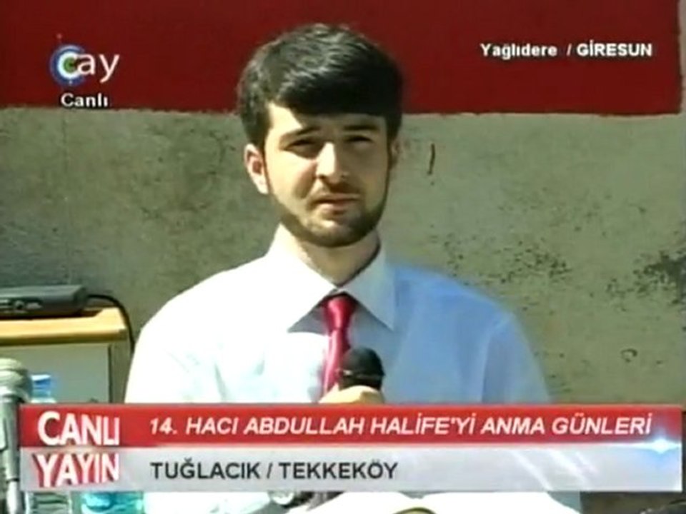 Hafız Nuh BEKTAŞ hocamızın 14.geleneksel Hacı Abdullah Halife anma günü kur'a nı kerim okuması