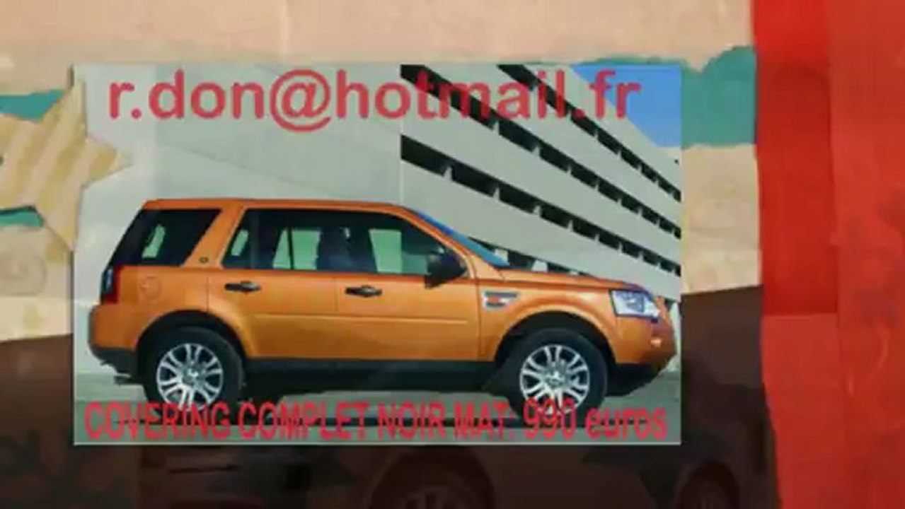 Land Rover Freelander, Land Rover Freelander, essai video Land Rover Freelander, covering Land Rover Freelander, Land Rover Freelander peinture noir mat
