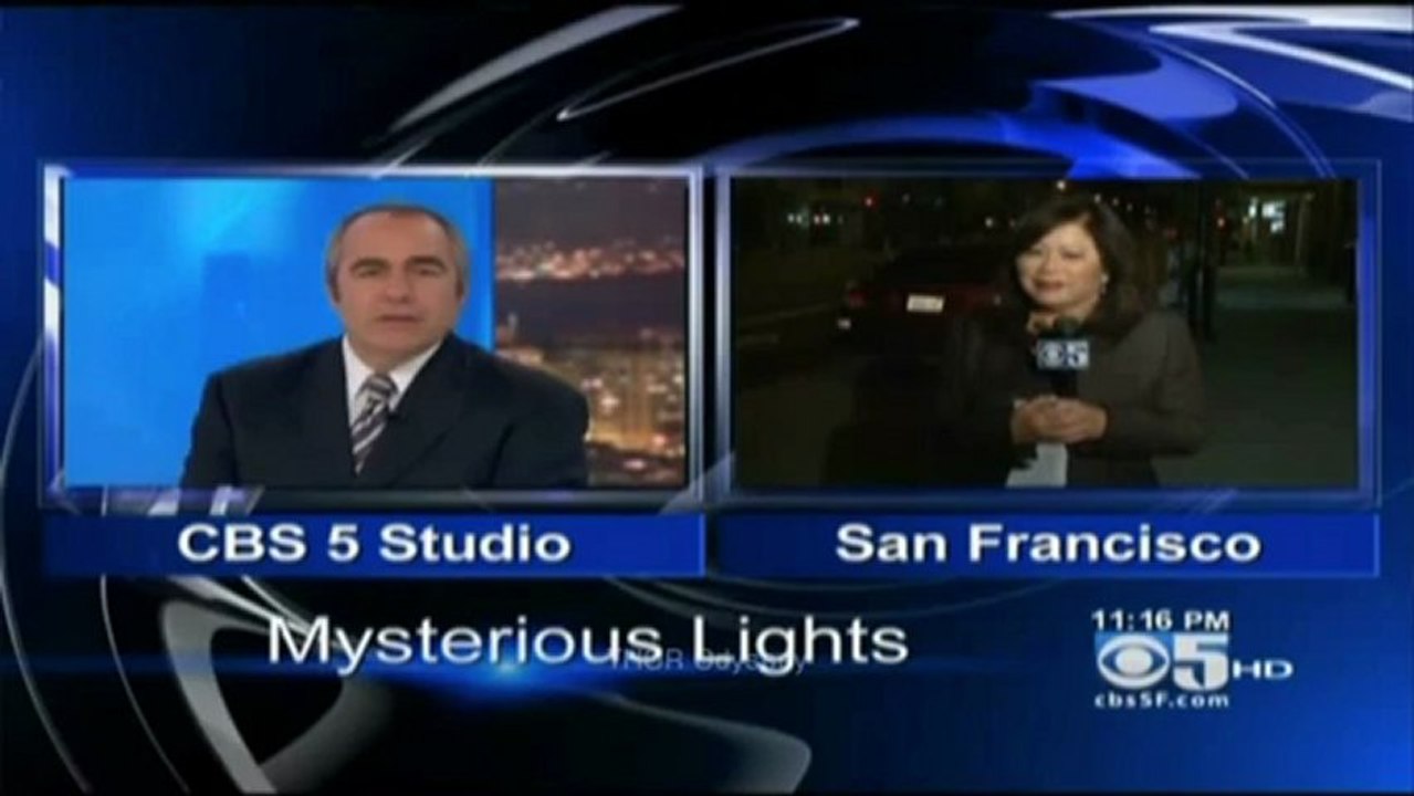 OVNI Lumière San Francisco (10 Decembre 2012)