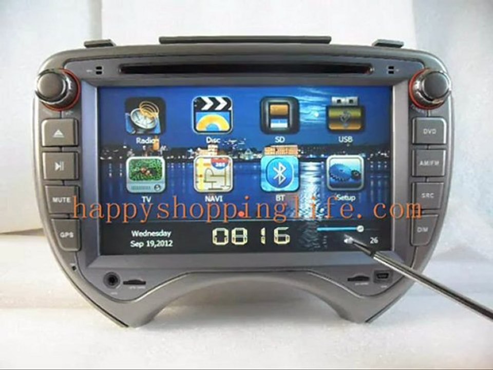 Nissan March DVD Player GPS Navigation TV Bluetooth Touchscreen