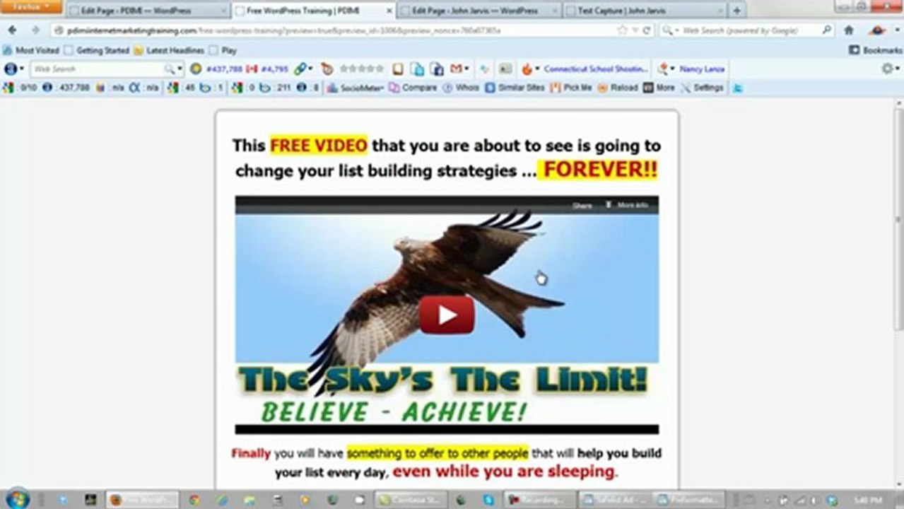 How To Make A Capture Page Part 4