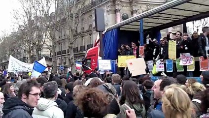 Manif pour le mariage pour tous à Paris