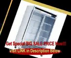 MAXX Cold MCR49GD 49-Cubic Foot Double Glass Door Commercial Refrigerator