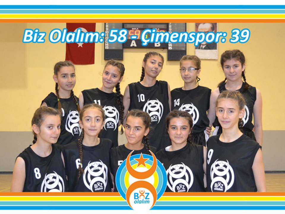 Biz Olalım: 58 - Çimenspor: 39 (2012-2013 Yıldız Bayanlar Yerel Lig Maçı)