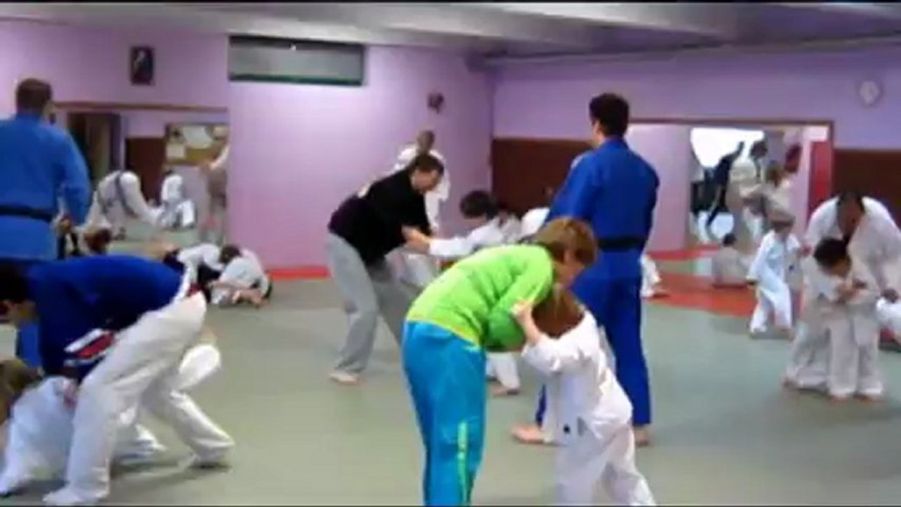 Entrainement parents / enfants au Judo Club de Bruay sur l'Escaut