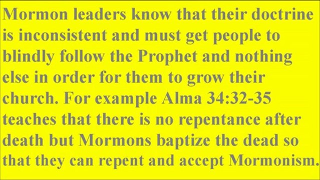 14 Fundamentals In Following The Prophet Exposed - Mormonism Exposed