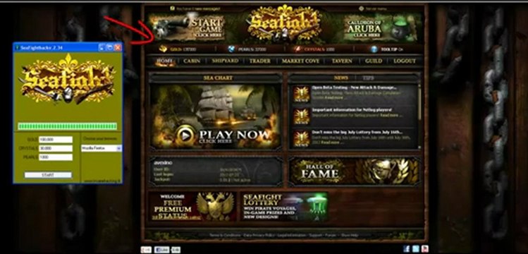 Seafight hack cheat adder gold pearls crystals working + DOWNLOAD.