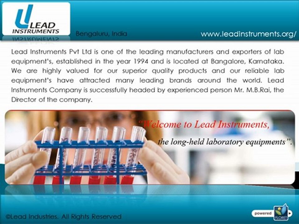 Lead Instruments laboratory products