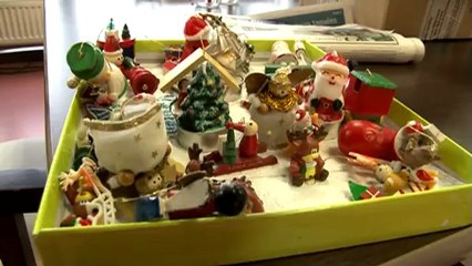 Préparation du marché de noël à la résidence Automne du Cateau