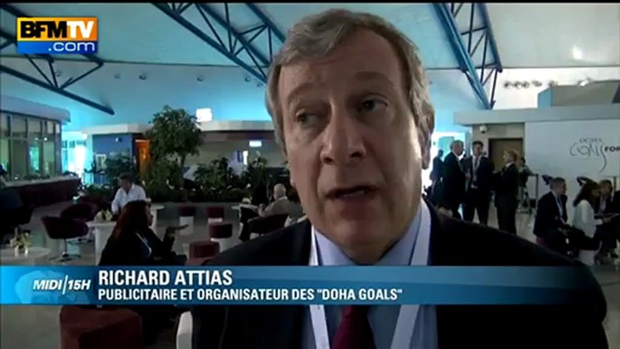 Doha Goals : Richard Attias a apprécié le discours de Nicolas Sarkozy