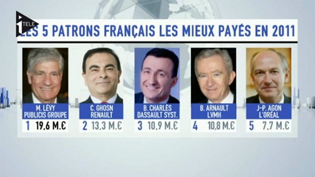 Le salaire des patrons du CAC 40 ne connaît pas la crise