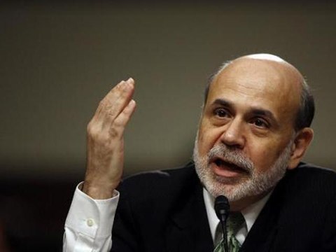U.S. Fed Chairman Bernanke Arrives for Two-Day Meeting