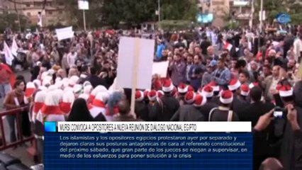 Mursi convoca a opositores a nueva reunión de diálogo nacional Egipto