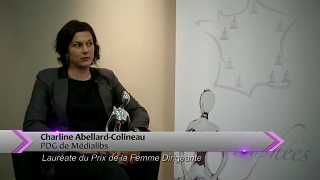 Charline ABELLARD-COLINEAU - Prix de la Femme Dirigeante Nantes 2012
