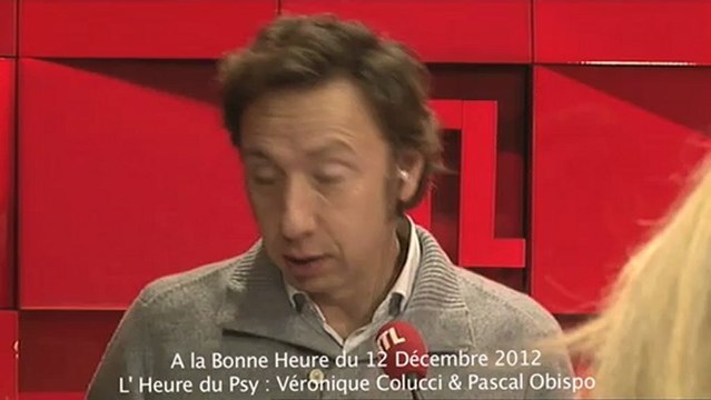 Véronique Colucci & Pascal Obispo: L'heure du psy du 12/12/2012 dans A La Bonne Heure