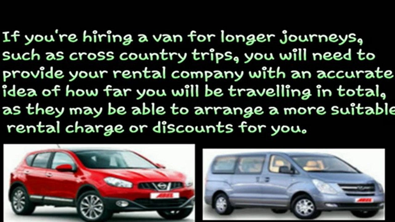 Choosing the Right Van Rental