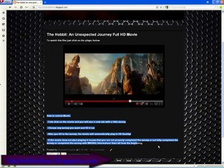 The Hobbit An Unexpected Journey Watch For Free