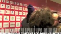 Quand Ibrahimovic zlatane les journalistes